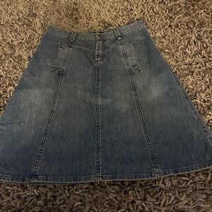 Marc By Marc Jacobs Blue A-Line Denim Skirt